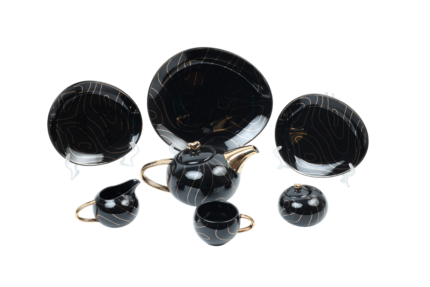 طقم شاي و جاتوه، رخامي