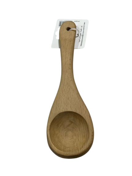 Deep wooden spoon, modern