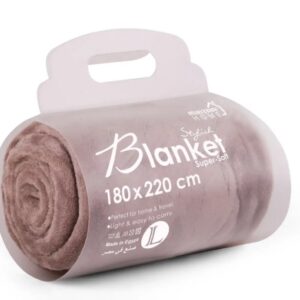 بطانية مايكروفيبر، 180*220، موكا