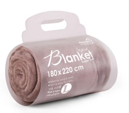 Microfiber blanket, 180*220, Mocha