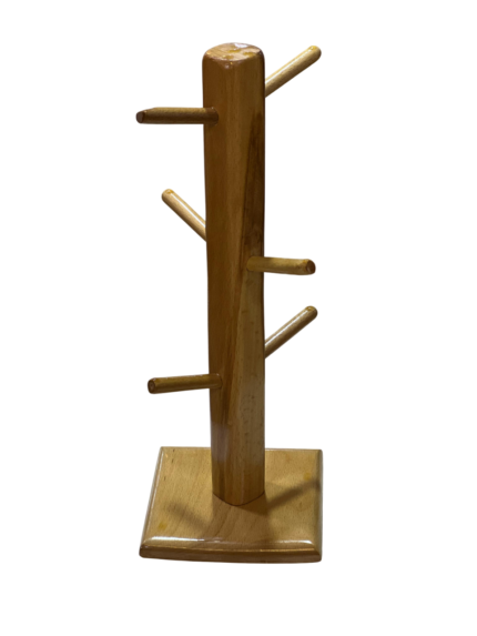 Small mug holder, modern wood