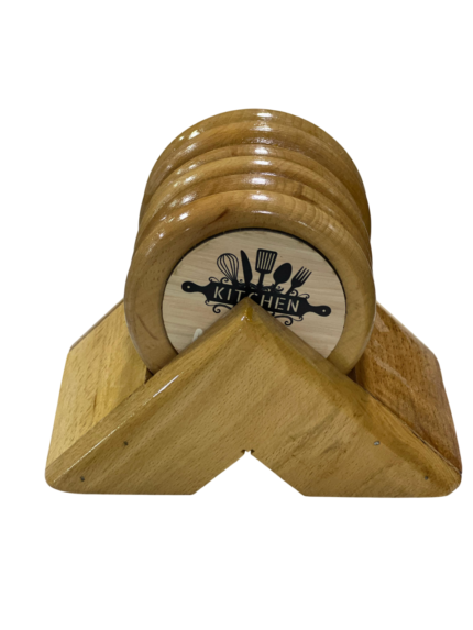 Modern round tea coaster