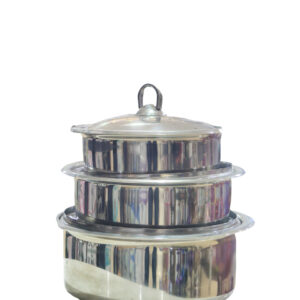 3-piece stainless steel refrigerator set