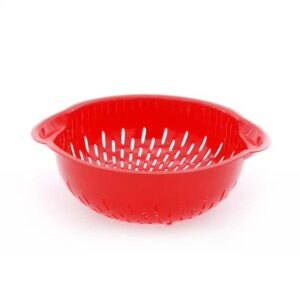 Fruit strainer, colored plastic