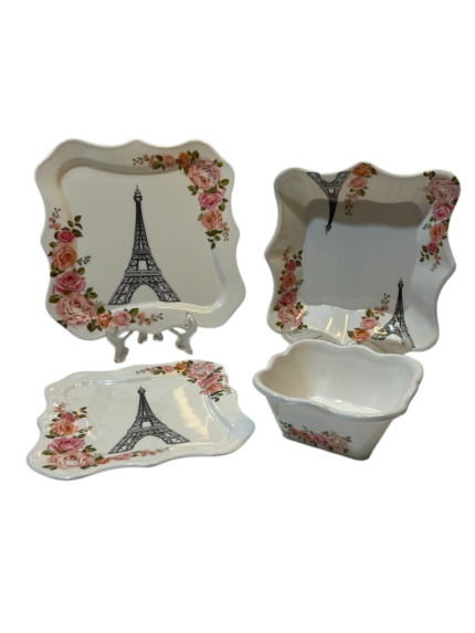 Melamine set, Malaysian model, 38 pieces