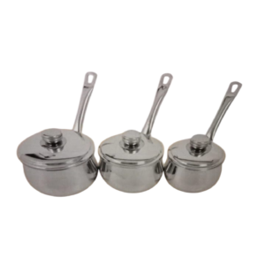 3-piece casserole set with lid, classic style