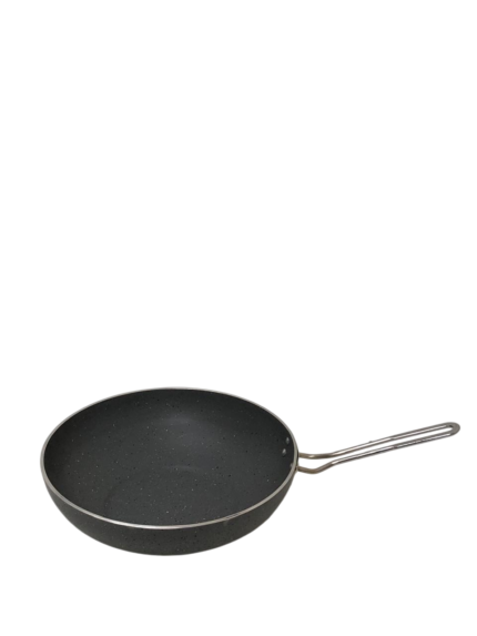 Wok Granite, 28m, Metal Handle
