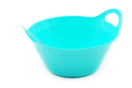 Small plastic basin dish, various colors