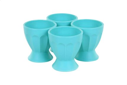 Unbreakable egg holder, various colors, 4-pack