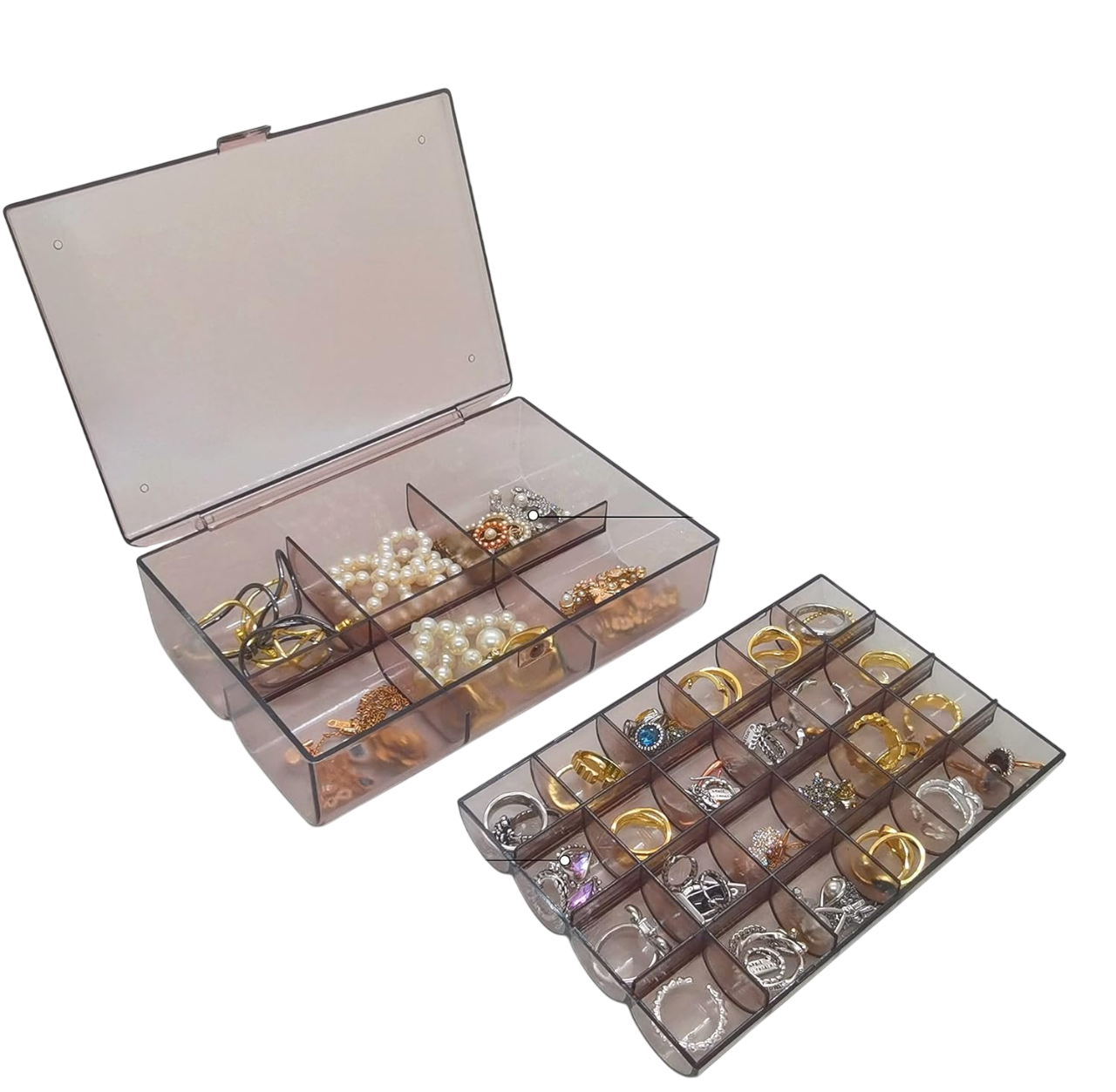 Rectangular 2-Tier Accessory Organizer