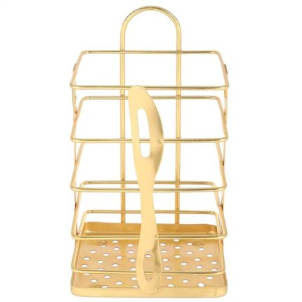 Gold square spoon strainer