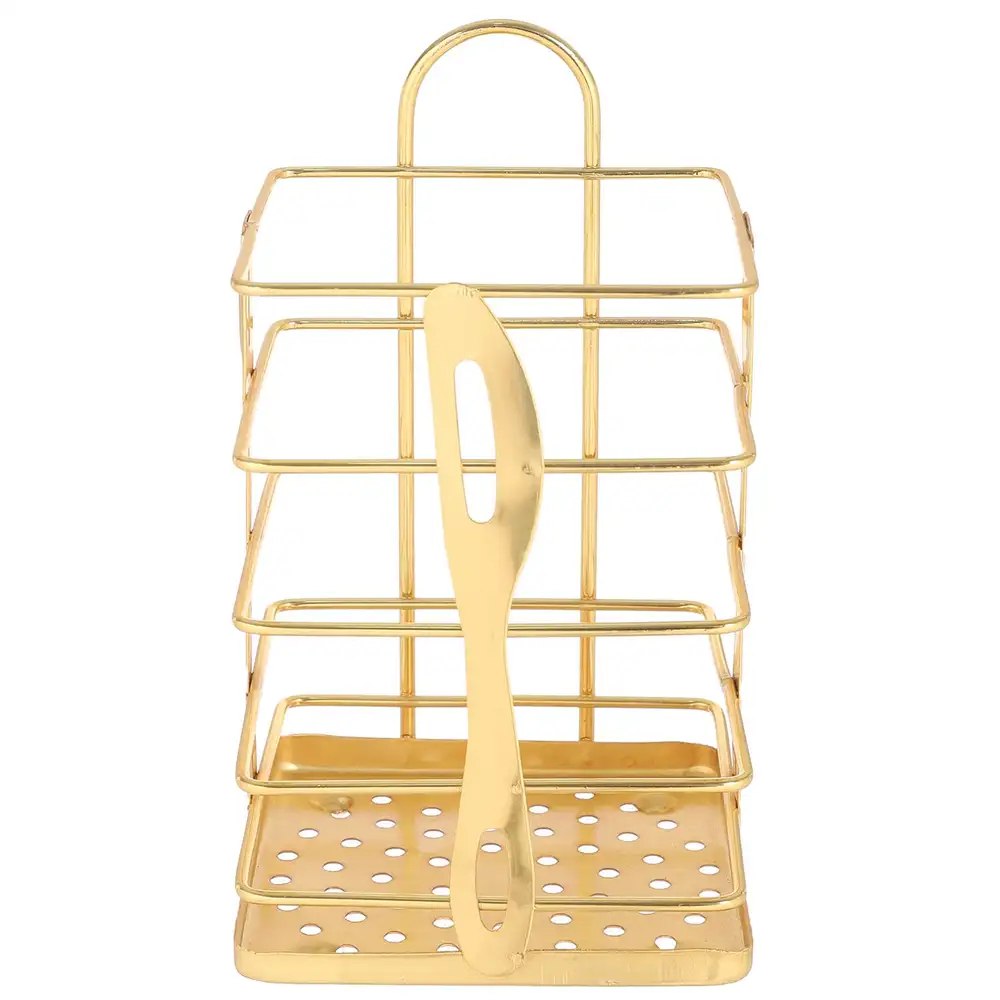 Gold square spoon strainer