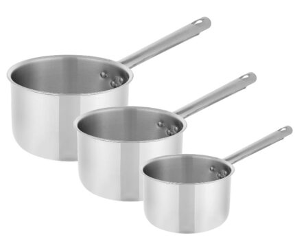 Casserole set, without lid