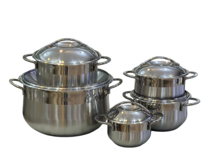 Turkish steel cookware set, 34 cm pot
