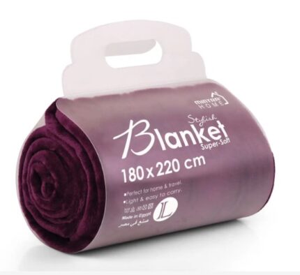 Microfiber blanket, 180*220, purple