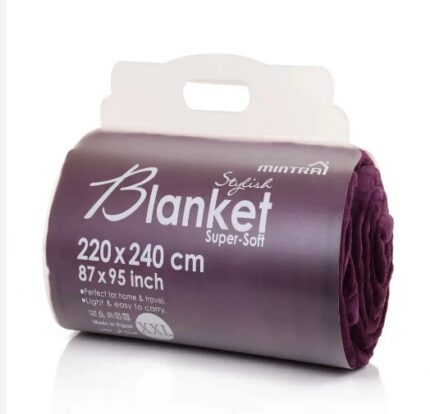 Microfiber blanket, 220*240, purple