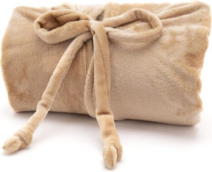 Mocha microfiber thermal blanket, 160*180
