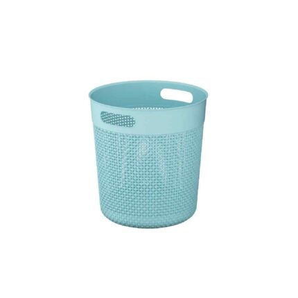 round trash bin