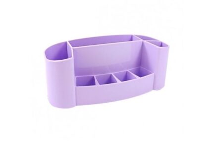Oval cosmetic organizer