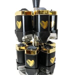 Set, Spices, Square, Heart