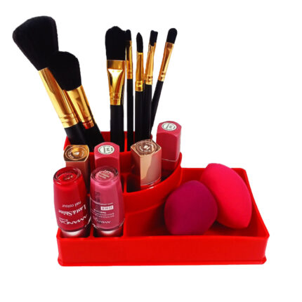 Rectangular cosmetic organizer