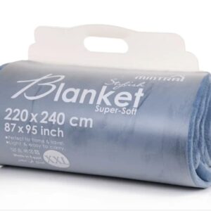 بطانية مايكروفيبر,  220*240 ازرق