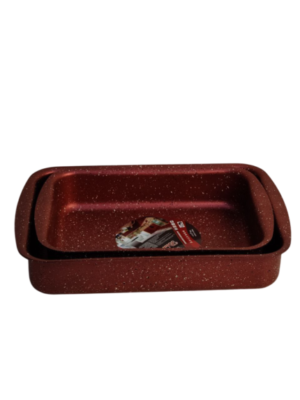 Turkish granite casserole set, 2 pieces