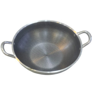 Stainless steel frying pan, size 34