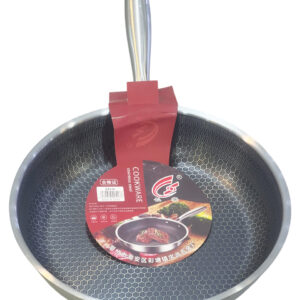Stainless steel frying pan, size 30
