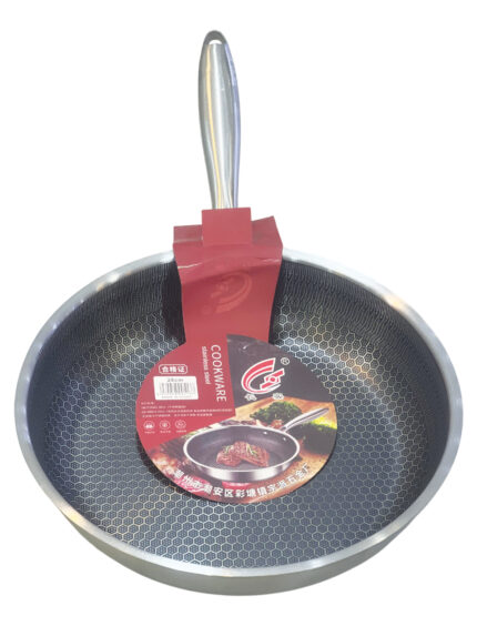 Stainless steel frying pan, size 30