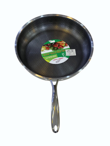 28 cm stainless steel frying pan