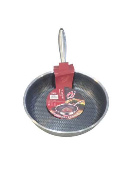 Stainless steel frying pan, size 24