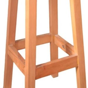 كرسي ، خشب ، عالي ، بدون ، مسند