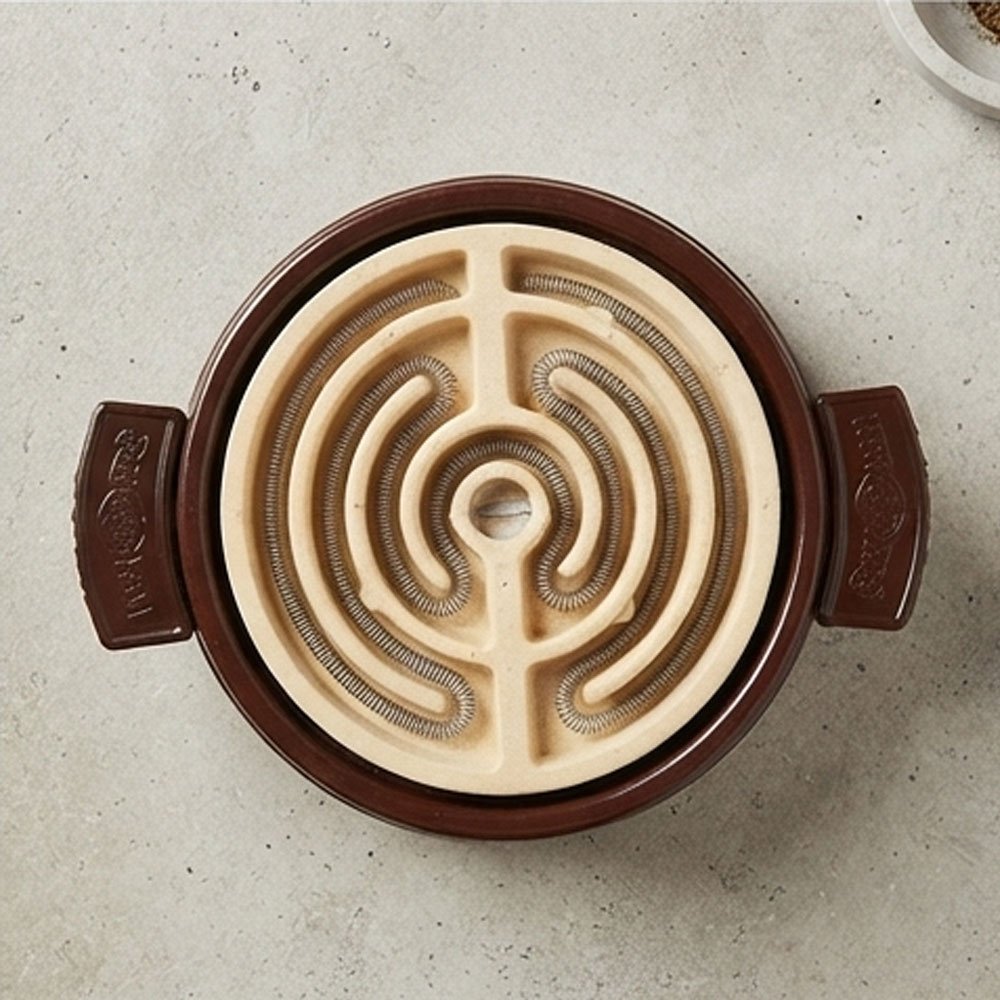 A circular spiral electric heater for lighting charcoal and heating beverages. - Image 3