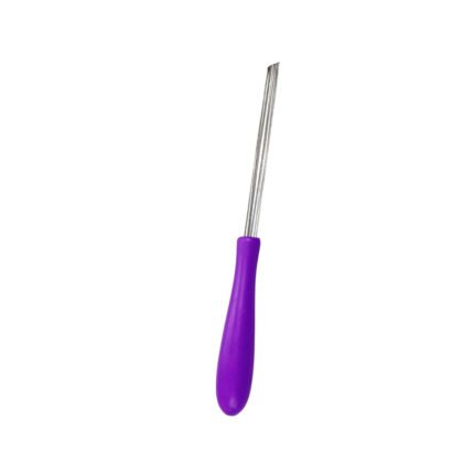 Sharp stainless steel zucchini and eggplant corer with a comfortable handle for the kitchen
