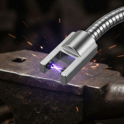 ولاعة كهربائية بلازما قابلة للشحن USB مع رقبة مرنة وقفل أمان ومؤشر بطارية