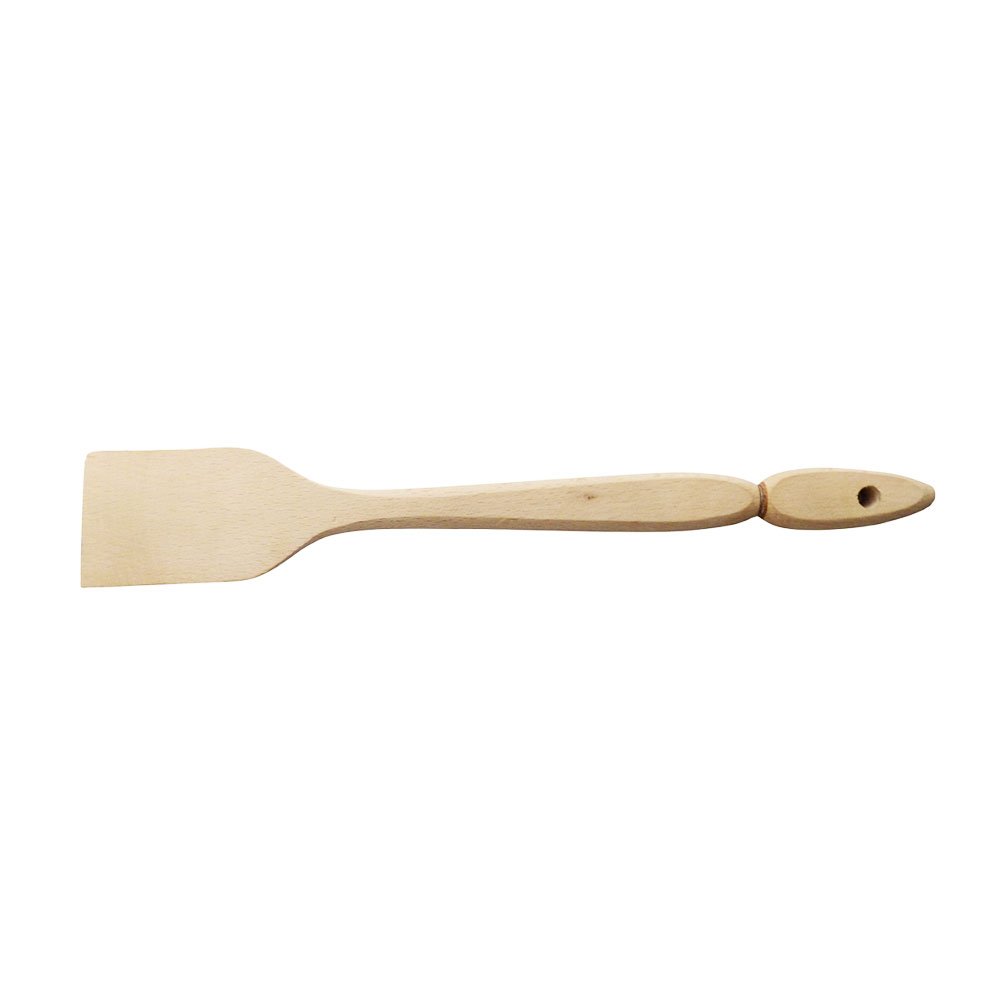Wooden Kitchen Spatula Cooking Spoon With Shaped Patterns Non-Stick Safe - Image 9