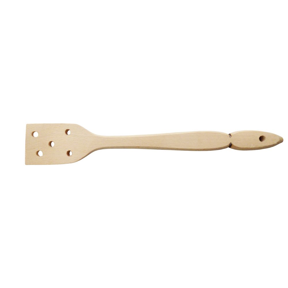 Wooden Kitchen Spatula Cooking Spoon With Shaped Patterns Non-Stick Safe - Image 8