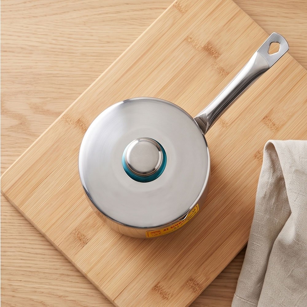 Premium Aluminum Saucepan Set by Al-Shrouk with Tight-Fitting Lid - Excellent Heat Distribution & Durable Design for Daily Use - Image 3