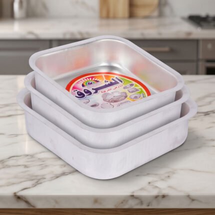 Premium Aluminum Tagine Set by Al-Shrouk - Durable Traditional Design Perfect for Cooking Delicious Oriental Dishes