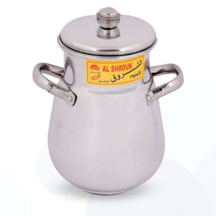 El Shorouk Original Heavy Duty Aluminum Fava Beans Pot Size 2 For Home Kitchen