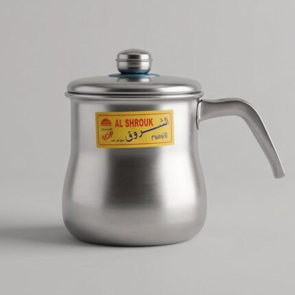 El Shorouk Aluminum Milk Boiling Pot Size 12 High Quality Milk Pan With Handle