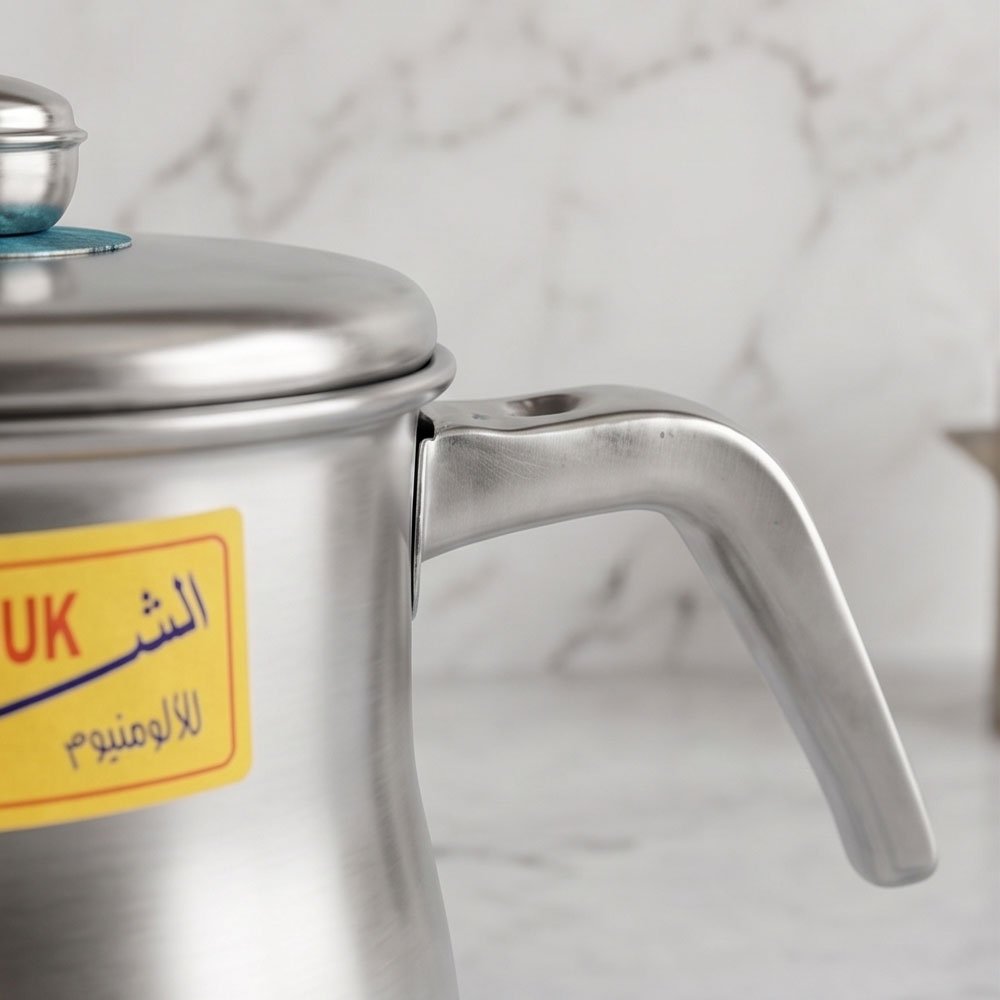 El Shorouk Aluminum Milk Boiling Pot Size 12 High Quality Milk Pan With Handle - Image 2