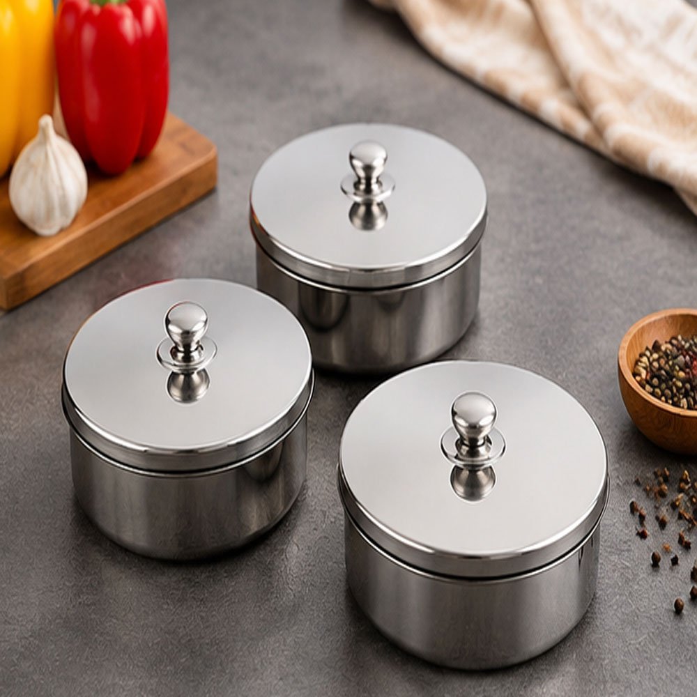 Super Aluminum Oven Baking Trays Set With Lids 3 Pieces Sizes 26 To 30 Cookware - Image 4