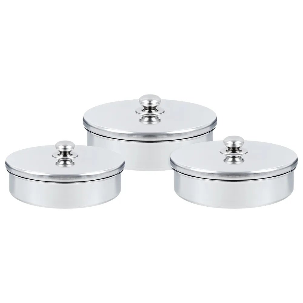 Super Aluminum Oven Baking Trays Set With Lids 3 Pieces Sizes 26 To 30 Cookware - Image 2
