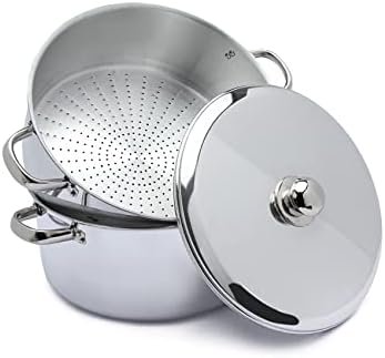 El Shorouk Aluminum Steam Cooking Pot Size 36 High Quality Steamer For Healthy Food