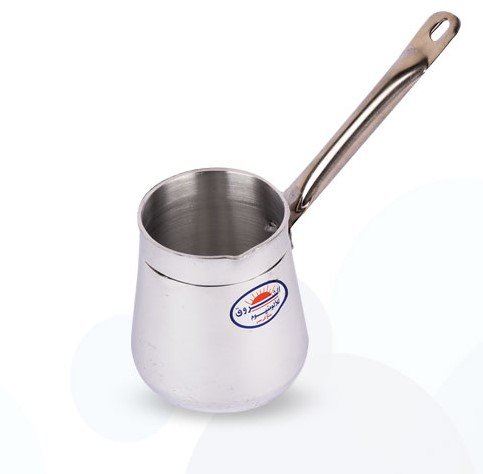 El Shorouk Aluminum Turkish Coffee Pots Set 3 Pieces Sizes 2 4 6 With Heat Handle - Image 4