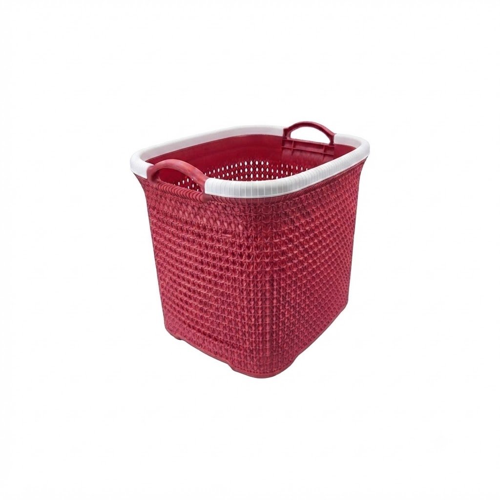 El Andalous Horus 1 Plastic Laundry Basket Laundry Hamper Clothes Storage With Handles - Image 6