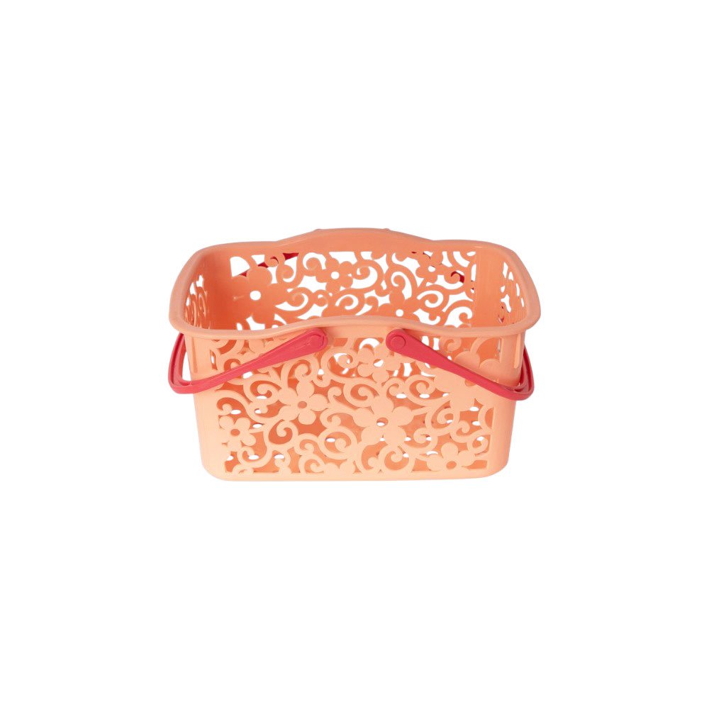 Al Andalus Bouquet Patterned Plastic Clothespin Peg Basket Carrying Handles - Image 2