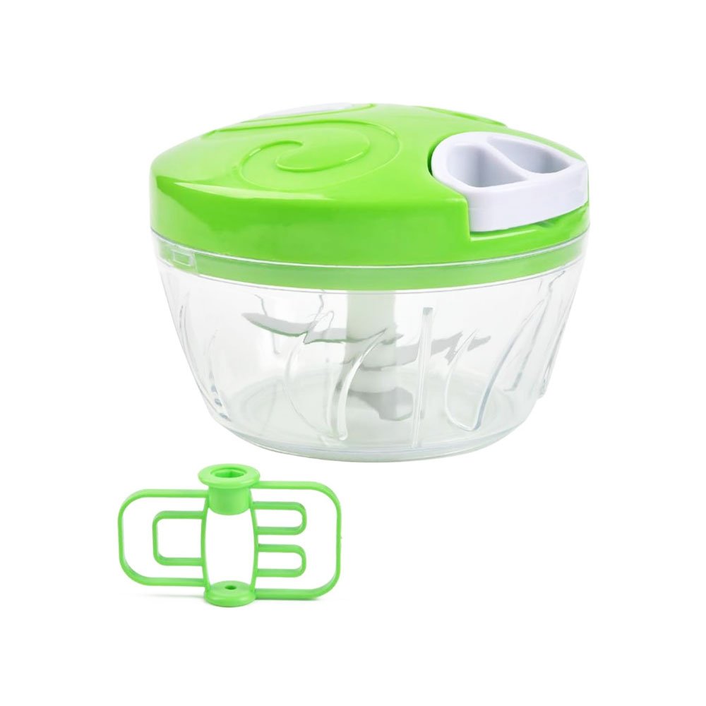 Large Manual Pull Chopper Hand Food Processor With Whisk Blade For Juice And Eggs - Image 2